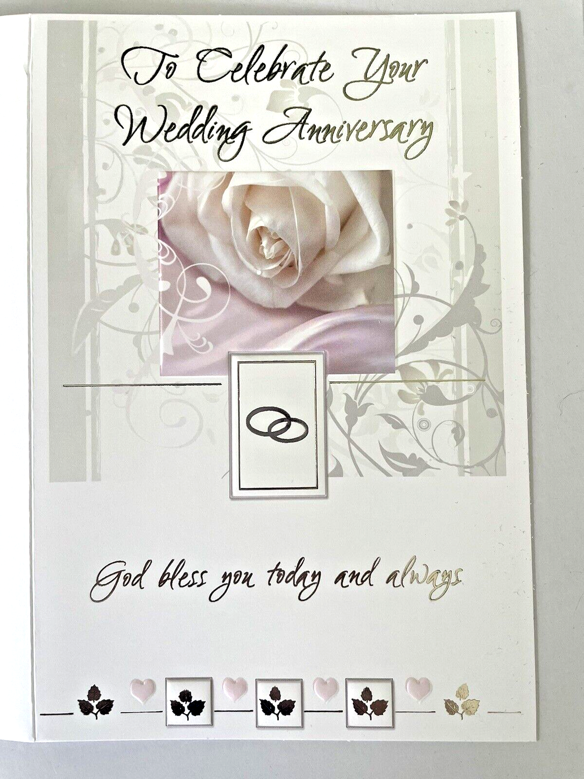 To Celebrate Your  Wedding Anniversary Card Religious Catholic / Christian