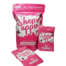 You Glow Babe SHAPE UP SHEPU APPU Juice Powder Mix, 15 Grams x 10 Sachets