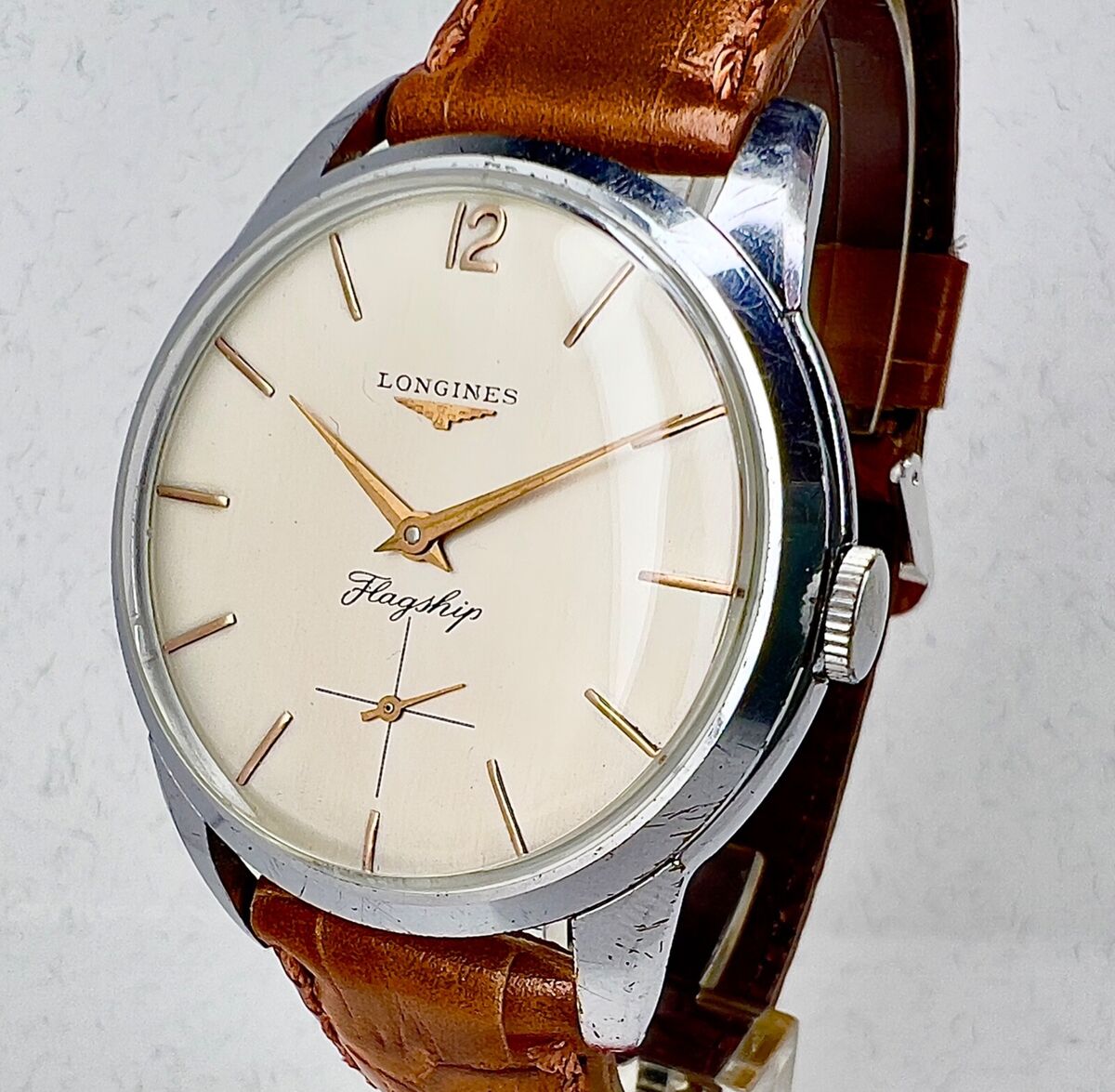 Vintage Longines Flagship Watch Cal. 30L From 1955s | eBay Vintage Longines Flagship Watch Cal. 30L From 1955s | eBay