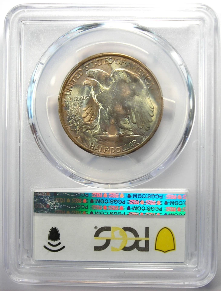 1946-D Walking Liberty Half Dollar 50C - Certified PCGS MS67 - $2,150 Value! - Image 3 of 4