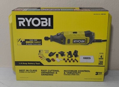 RYOBI - 1.4 Amp Corded Rotary Tool - RRT200 Rotary Tool Combo Kit