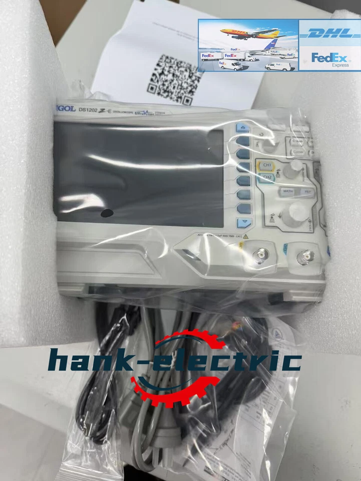 DS1202Z-E 200MHz Dual Channel Digital Oscilloscope 7" LCD with 2 Original Probes - Image 2 of 4