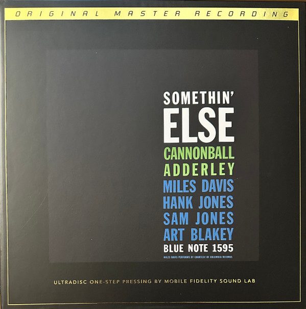Cannonball Adderley - Somethin' Else - JAZZ *SEALED/MFSL* | eBay