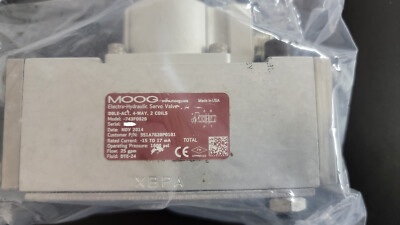 MOOG Servovalve 743F002B SERVO VALVE SERIES 1600 PSI 25 GPM 4-WAY w/ Offset Null