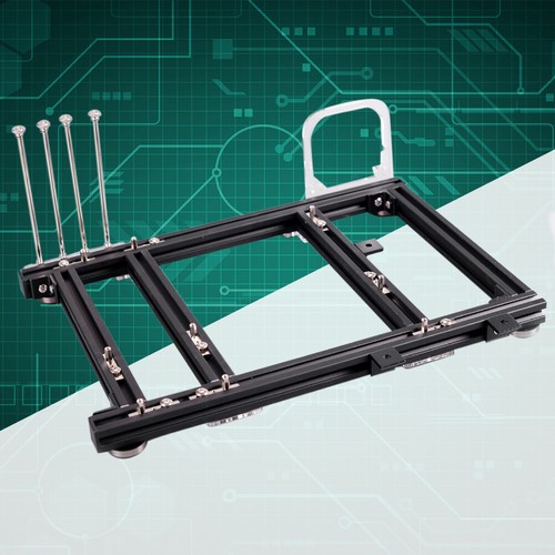 DIY M-ATX Motherboard Computer Case Open Frame Overclocking Test 20x20 Aluminum - Photo 5/10