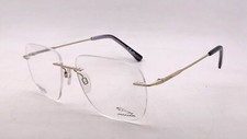 Jaguar Rimless 33837-8100 55-16-140 Gold Design Eyeglass Frame made in Germany