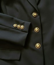 New Beautiful Kasper Former Blazer Jacket Black Pilot Style Lined 10