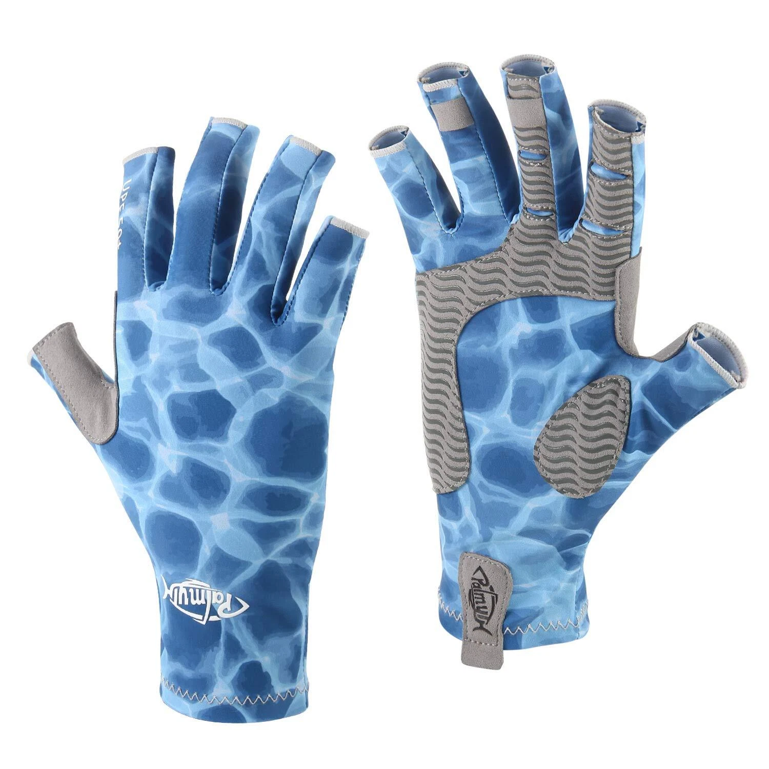 UV Protection Fishing Fingerless Gloves UPF50+ Sun Gloves Men Women for Kayak...