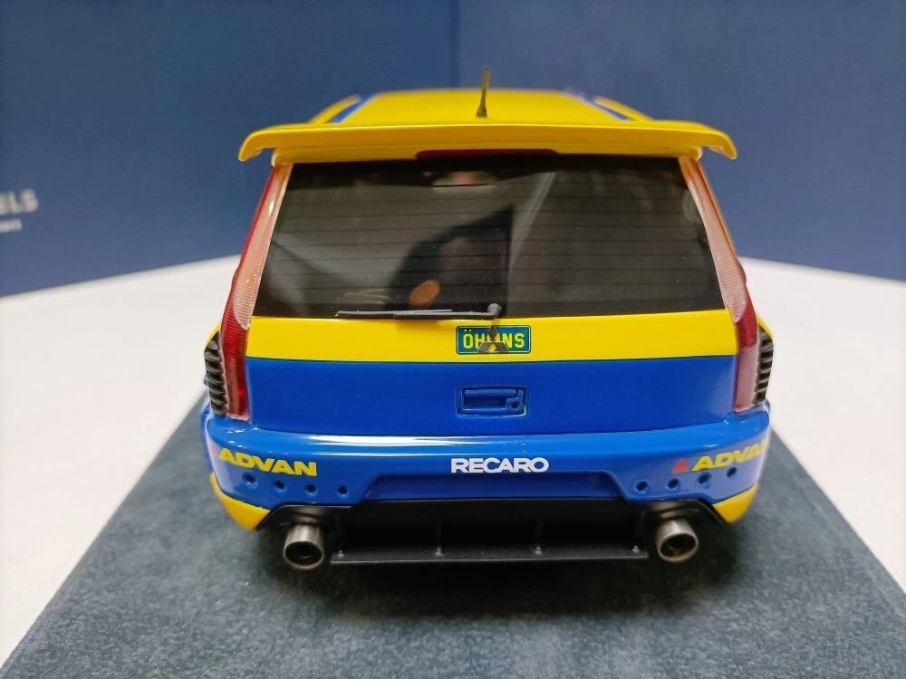 Yellow Mitsubishi Engup 1/18 Lancer Evo9 Varies OHLINS | eBay