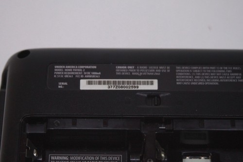 Uniden Home Patrol 2 Digital Scanner READ AS IS No Battery Cover - Zdjęcie 3 z 4