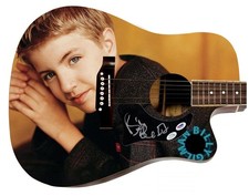 Billy Gilman Signed 1:1 Signature Edition Graphics Photo Guitar PSA