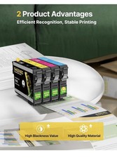 232XL Ink Cartridges Replacement for Epson WF-2930 XP-4200 WF-2950 4-Pack 