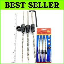 Durable Extra Length Tapered Drill Bit with Enhanced Chip Clearance Design