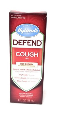 Hyland's Defend, Dry Cough Medicine Non-drowsy, 4 fl oz