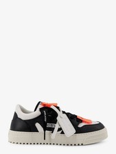 OFF-WHITE Court Low 3.0 Black/White Leather Sneakers New  Authentic
