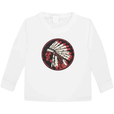Kinder Langarm T-Shirts ''Indative American Chief Side View'' (KL057065)