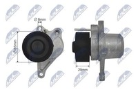 Original NTY Spannrolle Keilrippenriemen RNK-NS-036 FüR Nissan Opel Renault