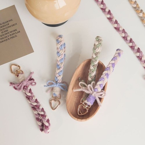 Bowknot Phone Lanyard Handmade Crossbody Bag Strap New Phone Wrist Strap - Photo 7 sur 18