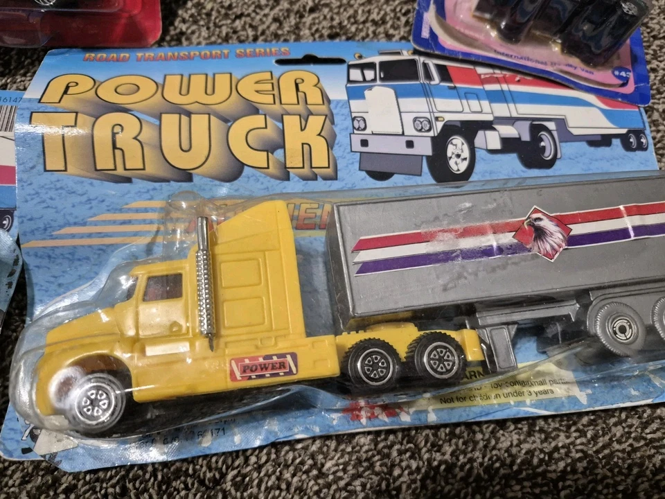 NOS VINTAGE TOYS,57 T-BIRD MODEL KIT,PLASTIC POWER TRUCK ,DIE CAST TOYS MIXED... - Image 3 of 4