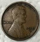 1910 S Lincoln Wheat Penny