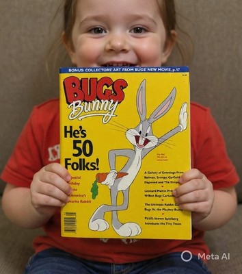 Bugs Bunny Special Edition Birthday Tribute Magazine 1990 Looney Tunes
