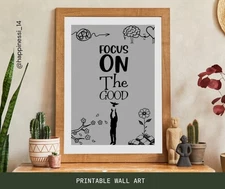 Printable Wall Art | Motivational Home Office Decor | Digital Art Print