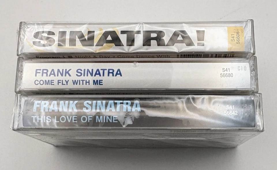 Frank Sinatra 3 Cassette Tape Collection Come Fly With Me This Love Of Mine - Image 3 of 4