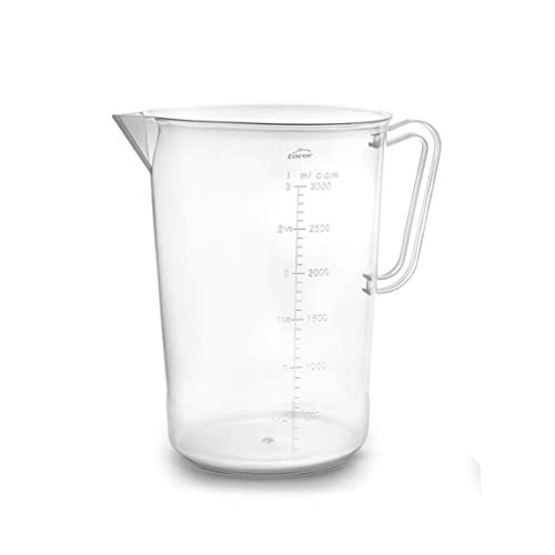 Caraffa in plastica porta bevande con coperchio, da 2 lt