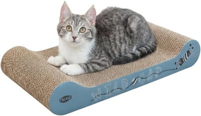 TRIXIE Kratzpappe Wild Cat   Kratzbrett für Katzen aus stabiler Wellpappe