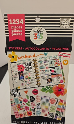 Me & My Big Ideas Create 365 The Happy Planner Stickers New 1234 Pieces