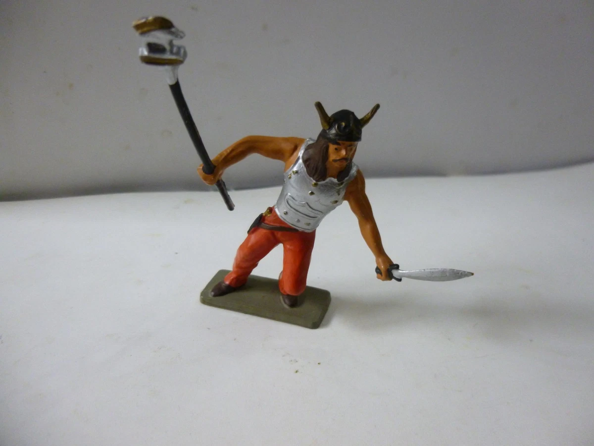 Figurine Starlux Gaulois Porte-enseigne - 1/32 (60mm), Antiquité, Boîte D'origine
