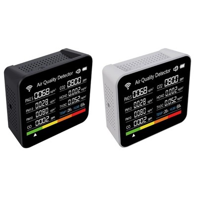 Portable Carbon Dioxide Detectors Meter Tester 9 In 1 Air Quality Monitors