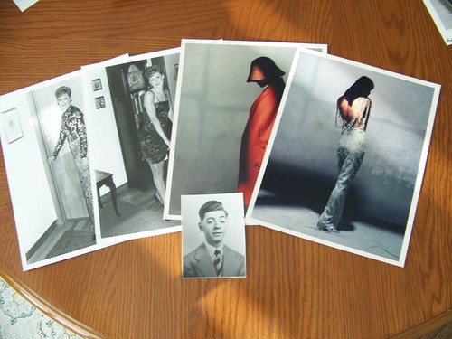James Galanos Dress Sketches Signed 3 Total Plus Dress Photo's RARE Bridgeton NJ - Picture 2 of 6