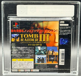 Tomb Raider III 3 Sony PlayStation PS1 JP Version Sealed New VGA 85 Graded