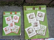 Lot of 2 Different COATS & CLARK LEARN HOW BOOKS 1959 & 1941  Number 170 & 170B