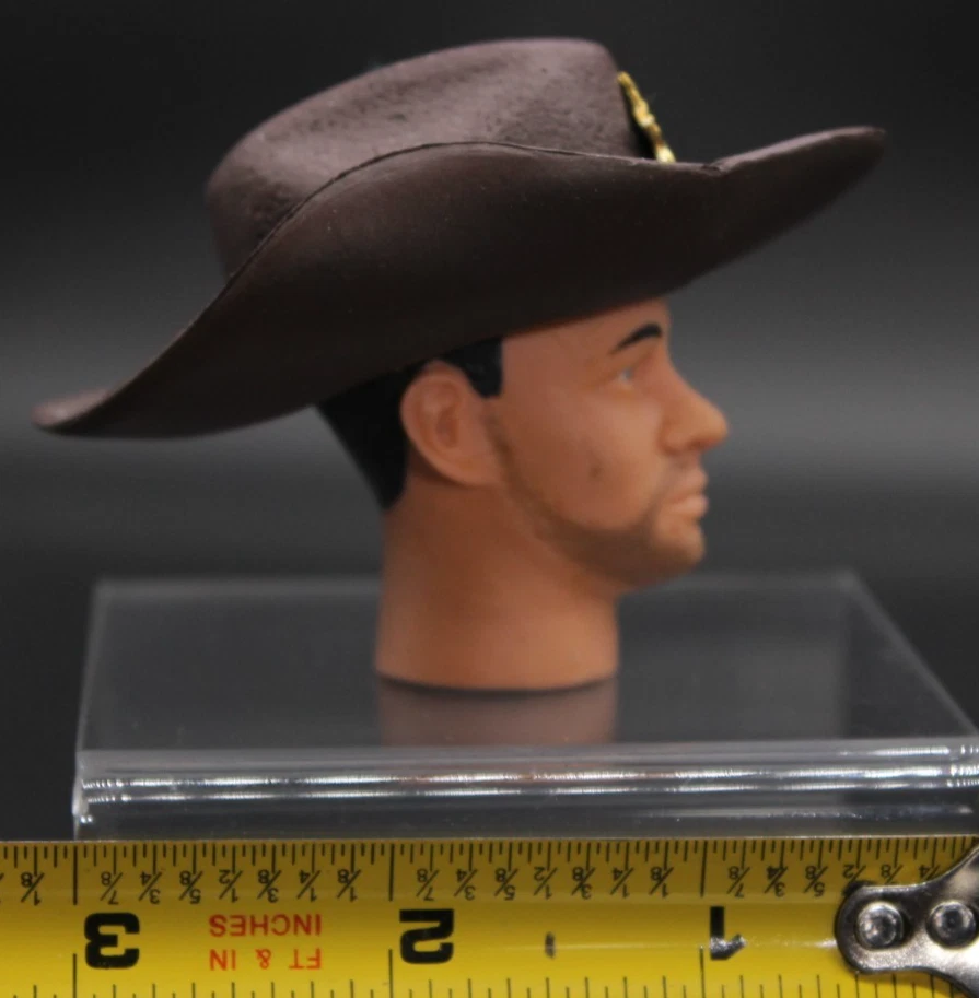 Sombrero de sheriff de policía escala 1/6 con insignia marrón para figuras de 12" 1:6 Foto 3 de 4