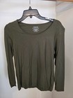ESTATE #40P - Womens Clothes - Chicos Shirt Womens Size 1 Green