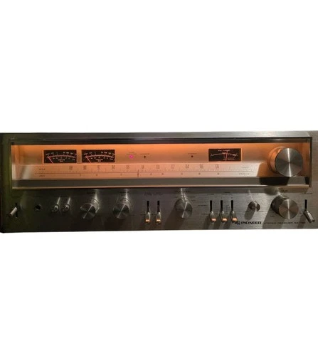 Pioneer SX-780 Vintage Stereo Receiver Tuner Amplifier Silver Finish Wood Panel