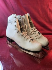 Lake Placid Girl's Figure Ice Skates White Size 1