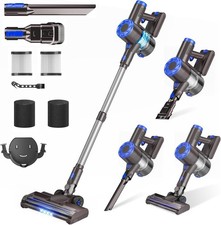 Cordless Vacuum Cleaner, Upgraded 40Kpa Stick Vacuum Cleaners for Home, 8 in 1