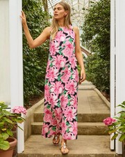 NWT Lilly Pulitzer Iris Silk Maxi Dress Onyx Party All The Time , Size 2 . SALE