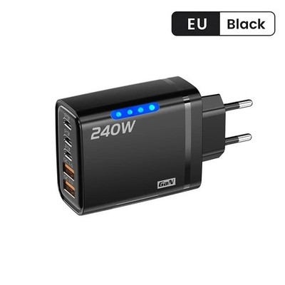 Xiaomi 240W Fast Charging Adapter 5 in 1 GaN Desktop Charger 10A USB to Type C