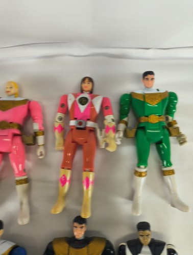 Vintage Bandai 90er Mighty Morphing Power Rangers Auto Morph Flip Head Figuren X10 - Bild 8 von 17