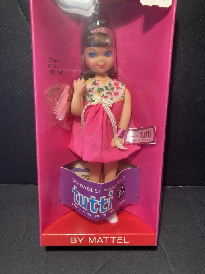 RARE VHTF Vintage Barbie Mattel 1965 Tutti Doll Mattel #3580 MIB & SEALED - Image 3 of 4