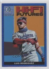 2022 Bowman Hi-Fi Futures Mega Box Blue Mojo Refractor 63/150 Luis Rodriguez n0c