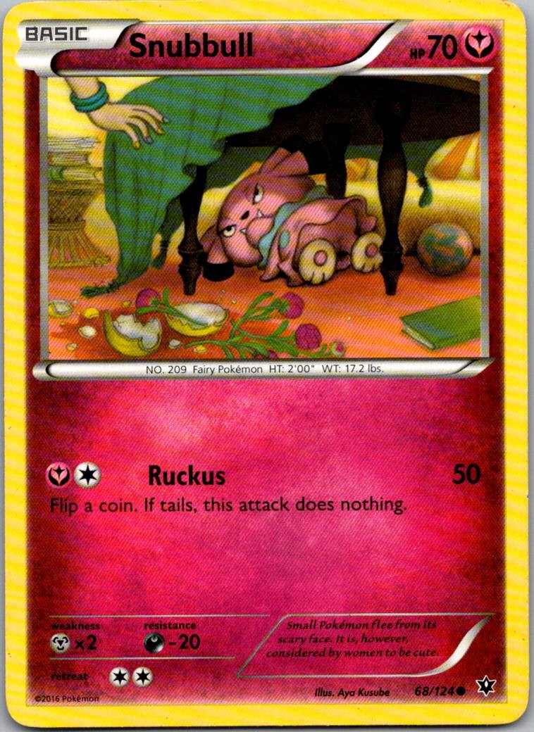 Snubbull Common XY - Fates Collide 68/124 LP