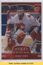 2002-03 ITG Be A Player First Edition 8/10 Roman Turek #028 READ 0f2