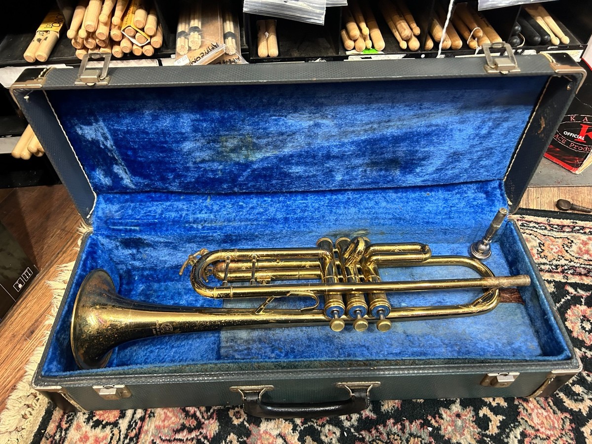Amati Kraslice Atr302 Trumpet RARE! with case/ mouthpiece | eBay