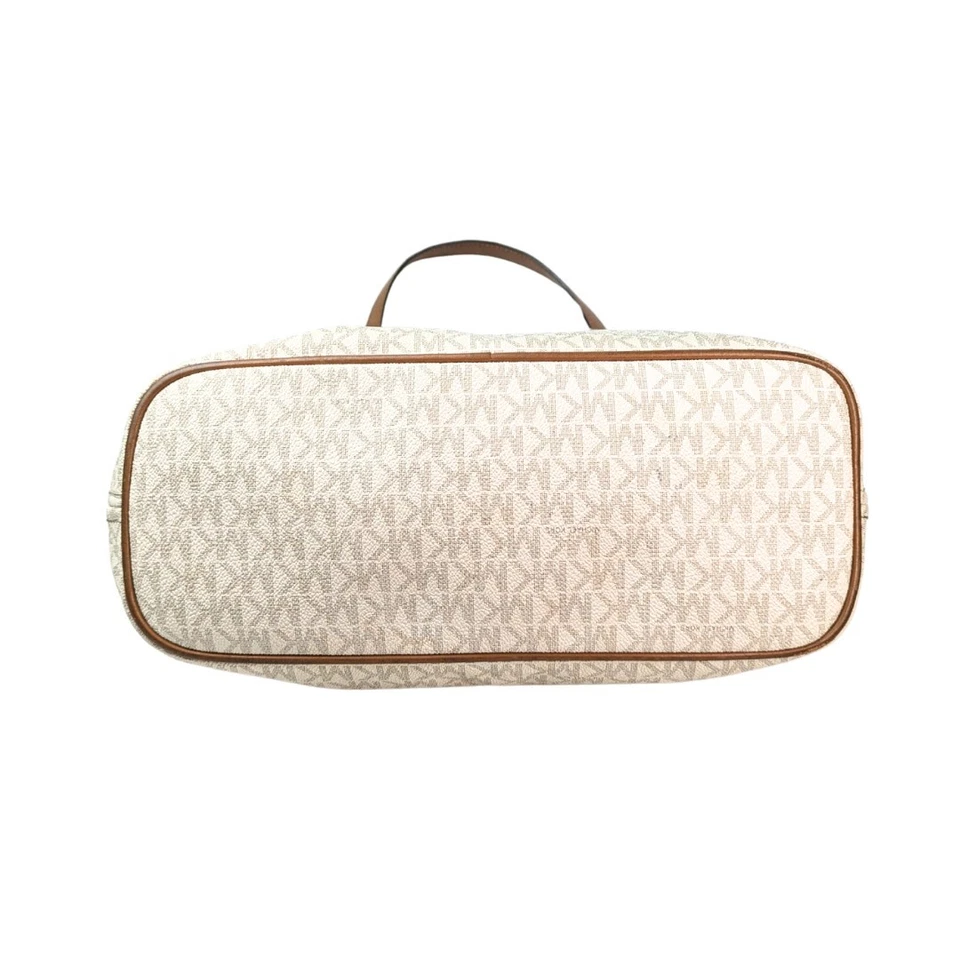 Pre-loved Michael Kors Signature Raven Large North South Top Zip Tote - Image 4 of 4