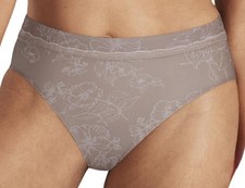 BALI One Smooth U Modern Microfiber Evening Blush Hi Cut Panty Womens XL 8 2XL 9